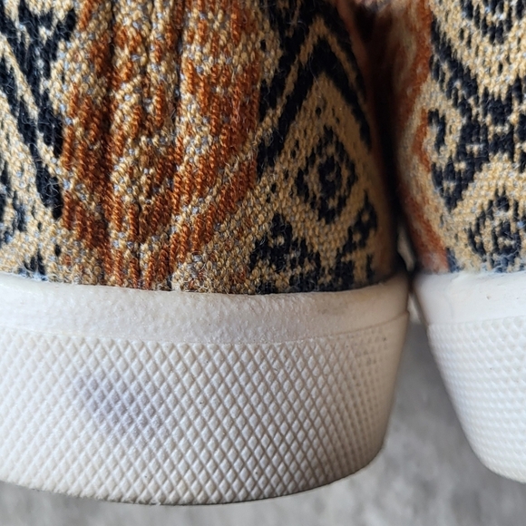 Pacha Mama Woven Tapestry Tribal Colorful Sneaker Shoes Size 9 - Picture 7 of 10
